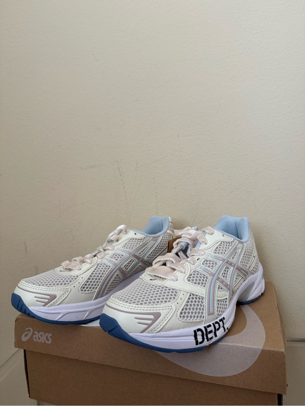 ASICS Gallery Dept. X Gel 1130 Shoes Sneakers Birch Mineral Beige Size 8 - Picture 2 of 11